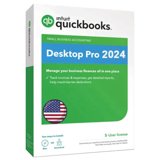 Intuit QuickBooks Desktop Pro 2024 US Lifetime License