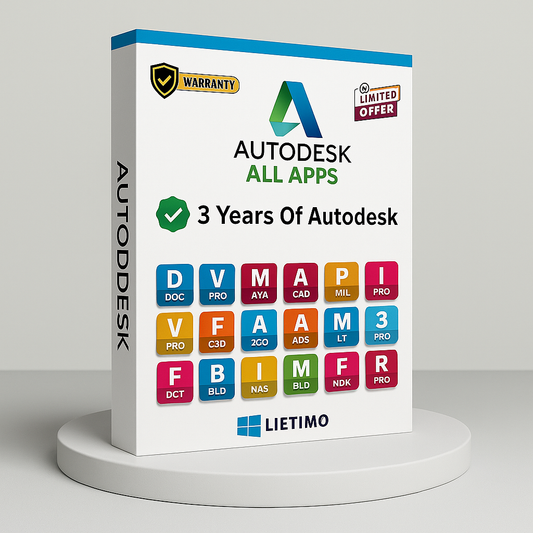 Autodesk 3-Year Full Access License – 43 Premium Software Tools (Global)